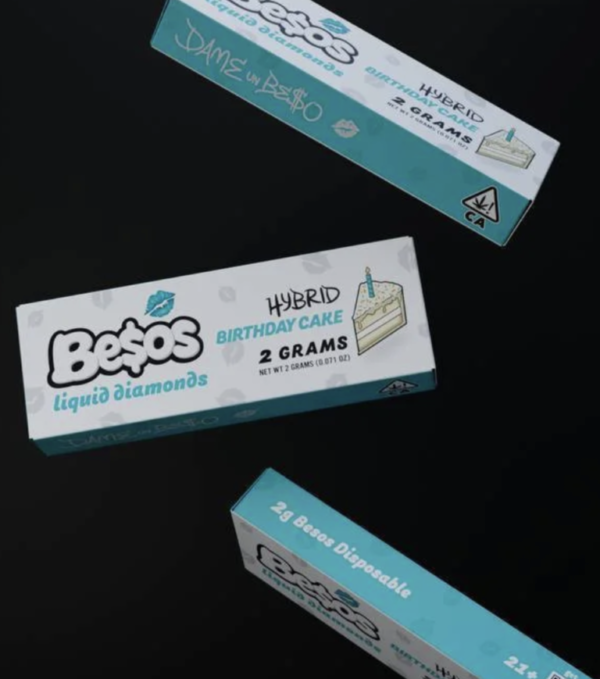 Besos Birthday Cake 2g Disposable Vape | Hybrid