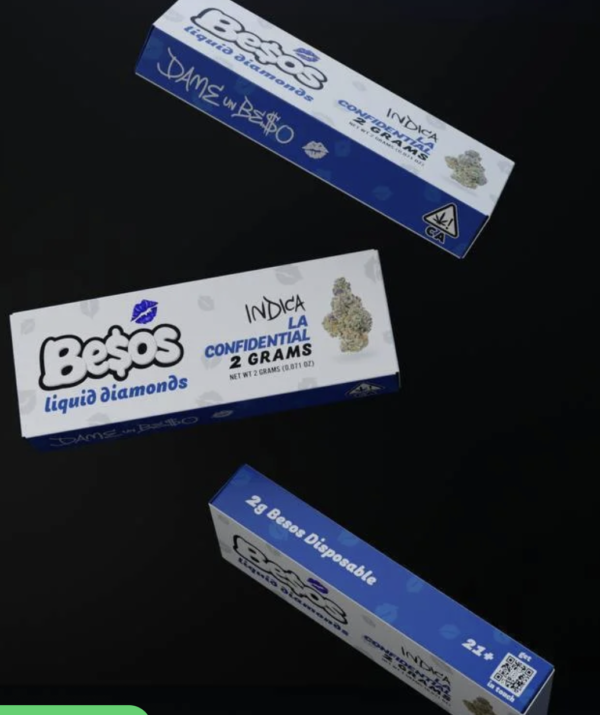 Besos La Confidential 2g Disposable Vape | Indica