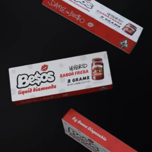 Besos Sabor Fresa 2g Disposable Vape | Hybrid