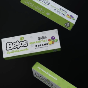 Besos Sour Zkittlez 2g Disposable Vape | Sativa