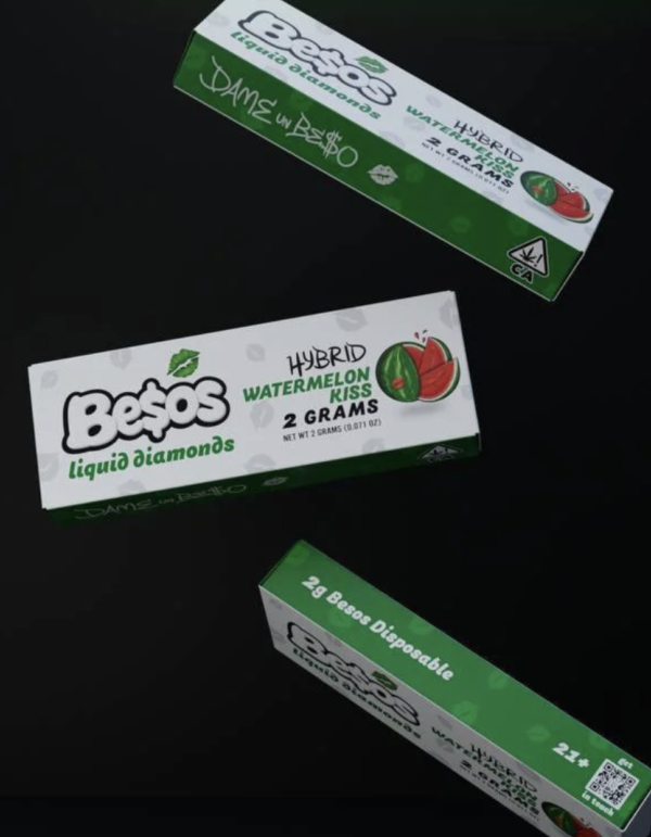 Besos Watermelon Kiss 2g Disposable Vape | Hybrid